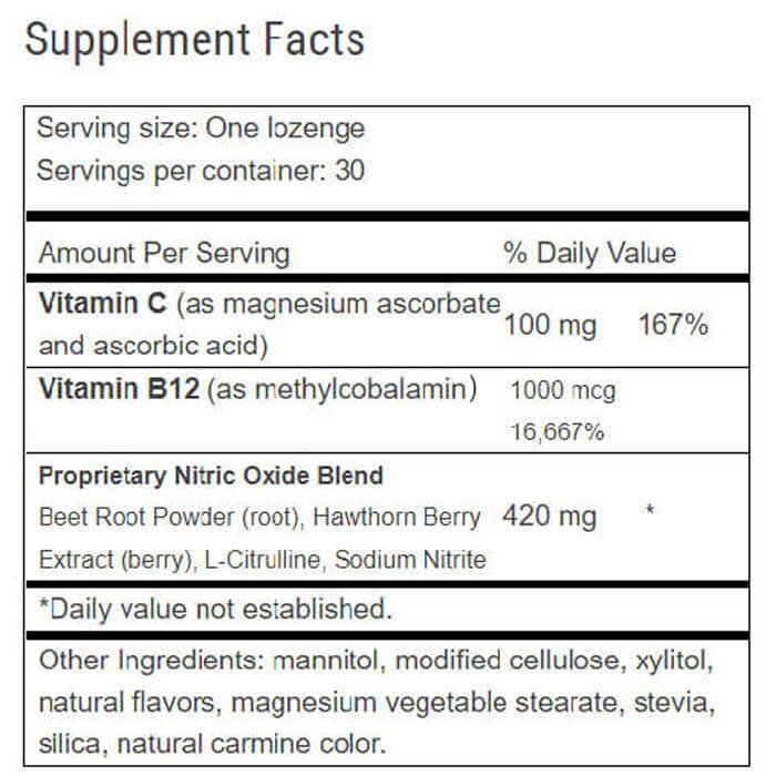CircO2 supplement facts